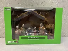 NIB HOLIDAY-TIME 10-PIECE NATIVITY SET! With Box!