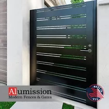 Alumission Universal Aluminum Gate (Side Gate/Yard Gate) Miami Style