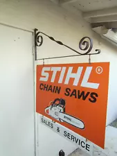 US Sign Original distribution Stihl Chain Saws "Double Sided"