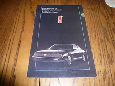 1986 Oldsmobile Calais Sedan 98 88 LS Toronado Firenza Cruiser Sales Brochure