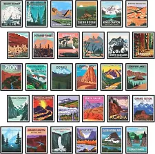 30 Pieces Vintage National Park Posters National Park Art Prints Nature Wall New