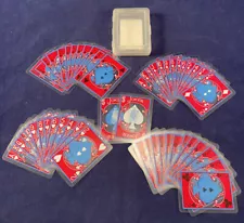 BICYCLE Clear Deck Plastic Case Playing Cards- Pool, Beach & Easy Clean