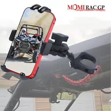 Aluminum Roll Bar ATV UTV Cell Phone Holder Mount for Polaris RZR Ranger X3 Mule