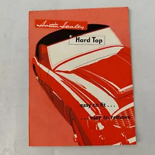 Austin Healey 100 Six Factory Hardtop Accessory Sales Brochure Catalog