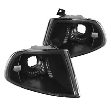 Fit Honda Civic EG 2/3Dr JDM Replacement Corner Lights Turn Signal Lamps Black (For: 1994 Honda Civic DX)