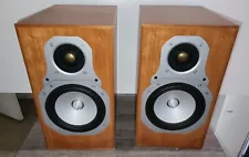 MONITOR AUDIO GOLD 10 Speakers PAIR Natural Cherry Color Nice Sound Amazing