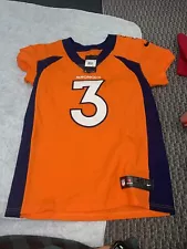 Russell Wilson Denver Broncos Nike Vapor Elite Jersey Size Mens 40 (M)