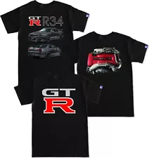 NISSAN GTR SKYLINE R34 Combo Motor Engine Swap Badge Turbo T SHIRT