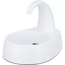 Curved Stream Drinking Fountain for Cats and Dogs, Large Pet Water Fountain