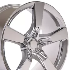 20" Chrome 5443 Wheel Fits 2010-2015 Camaro - SS Style 20x9 Rim