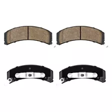 Front Ceramic Brake Pad Set For Chevrolet C1500 1988-1999 Tahoe 1995-2000 K1500