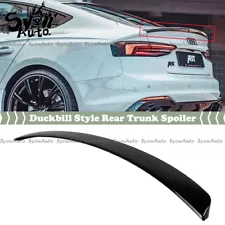 FITS 2018-2022 AUDI A5 S5 SPORTBACK 4DR GLOSSY BLACK DUCKBILL REAR TRUNK SPOILER (For: 2018 Audi S5 Sportback)