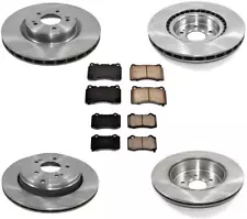 Disc Rotors Ceramic Brake Pads w Brembo 4 Piston for Hyundai Genesis Coupe 10-16