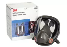 NEW 3M 6900 Full Face Respirator Large with Filters