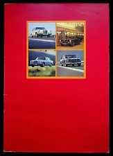 Mercedes Benz 1971 Sales Brochure 280SE SEL 4.5 500 SEL 4.5 550SL 600