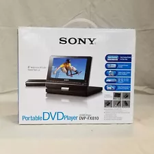 Sony DVP-FX810 Portable CD/DVD Player 8" Swivel Screen w/Accessories (TESTED)