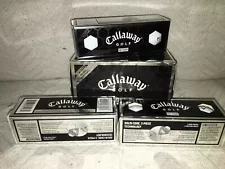 Lot Of 3 Boxes, 3 Balls Each = 9 TOTAL Callaway Golf Balls HX Brand New In Box