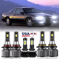 For Cadillac Eldorado 1992-2002 LED Headlight Hi Low Beam & Fog Light Bulbs Kit (For: 2002 Cadillac Eldorado ETC)