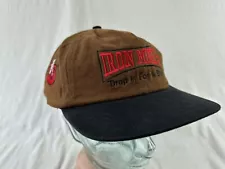 Vintage 1997 Las Vegas IRON MIKE'S Tyson Drop in for a Bite BOXING HAT CAP Brown