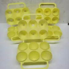 Jello Jigglers Egg Molds Yellow 3D Lot Of 3 Jell-O Smooth Shots Makes 6 Eggs