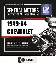 1949-1954 Chevrolet 1953-1954 Corvette Shop Manuals, Sales & Parts Books on USB (For: 1953 Chevrolet Corvette)