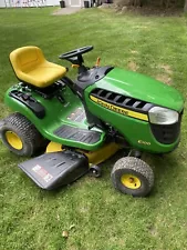 used John Deere MODEL E 100 Lawn Mower tractors 42" cut for sale