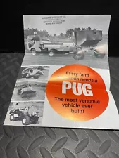 ORIGINAL VINTAGE SALES BROCHURE PUG ATV & UV