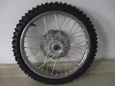 2022 HONDA CRF 125 17" FRONT WHEEL, FRONT RIM COMPLETE W/ HUB, FITS ALL, M220 (For: 2015 Honda CRF125F)