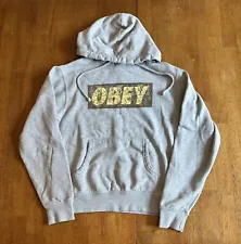 Obey Hoodie Sweatshirt Small