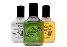 1/2oz Roll-On Oil Cologne • 100% Pure Uncut Scent, Mini Flask Bottle