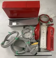 New ListingRED Nintendo RVL-001 Wii Console 2 Controllers Sims 3 Games