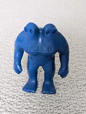 NIKE 6.0 Promotional Rubber Figure Two Headed Mutant Monster 5" RARE Blue Color