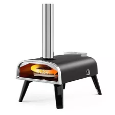 Outdoor Pizza Oven aidpiza 12" Wood Pellet Pizza Ovens With Rotatable Round Pizz