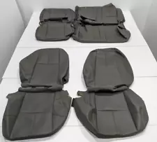 Factory Take-Off Seat Covers Fits 2007-2009 Chevrolet Silverado Crew Grey LR198