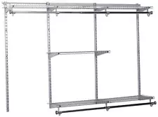 Rubbermaid Configurations Custom Closet Organizer 3'-6' Kit - Titanium (Used)