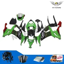 FD Green Black Injection Fairing Fit for Kawasaki 2008-2010 ZX10R Kit b052