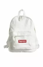 Supreme Canvas Backpack White Box Logo FW20 2020 Rare Limited Red