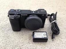 Sony Alpha A6000 24.3MP Mirrorless Digital Camera - Black Body Only