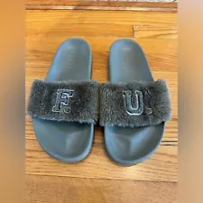 Pre-Owned Size 8.5 FENTY x Puma Leadcat FU Slide Brown Fur