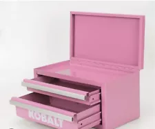 Kobalt Mini 2 Drawer Steel Tool Box - Pink (54422) NEW IN BOX