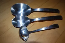 Weight Watchers/WW Easy Measure Serving Spoon 3 pc Set Stainless Kitchen Tools