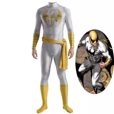 Iron Fist Costume Cosplay Bodysuit For Kids Adult with Belt