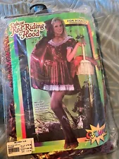 Halloween Costume Women Deluxe Red Riding Hood - One Size - Never Worn