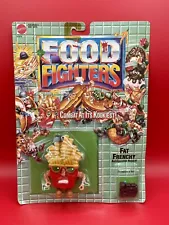 Vintage 1988 Mattel Food Fighters Fat Frenchy Figure Complete New/Sealed