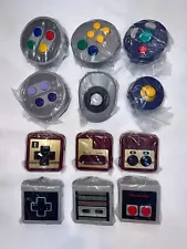 Complete Set of 12 Nintendo Controller Button Collection Vol.1 & 2 Keychain