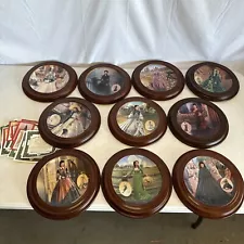 Set of 10 Bradford Exchange Gone With The Wind Costuming of a Legend Plates