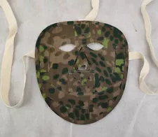 REPRO WW2 GERMAN ARMY CAMOUFLAGE DOT 44 PEA CAMO MASK FOR SNIPERS