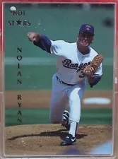 1993 Nolan Ryan Promo card Hot Stars No 6 Mint (NOT FOR SALE)