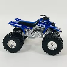 Vintage NewRay Yamaha Banshee Twin 350 6-Speed ATV Blue Four Wheeler Cast RARE