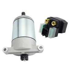 2009-2014 Grizzly 550 19500 Starter and Relay For Yamaha 28P-81890-00-00 (For: 2017 Yamaha Grizzly 700)